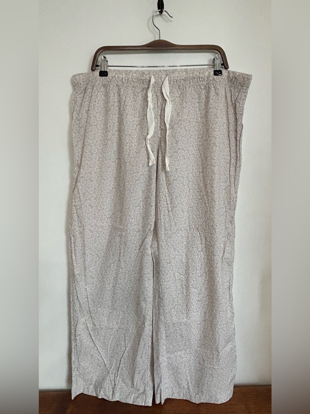 GILLIGAN & O’MALLEY 100% COTTON WIDE LEG PAJAMA PANTS